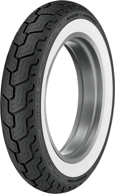 Open Box Dunlop Tire - D402 - Rear - MT90-16 - Wide Whitewall - 74H [45006807]