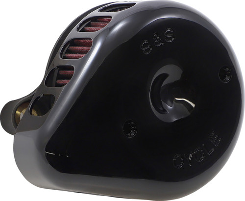 Open Box S&S CYCLE 170-0436C Mini Teardrop Stealth Air Cleaner Kit - Gloss Black