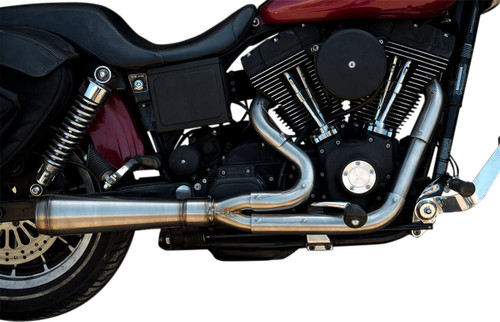 Open Box Trask Tm-5021 2 Into 1 Stainless Full Exhaust System 91-05 Dyna