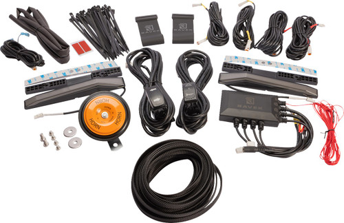 Open Box RAVEK 64-507 Turn Signal Kit - Amber White Running Lights Polaris RZR