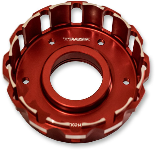Open Box Trask Tm-2013 Red Billet Clutch Basket Harley Twin Cam Tc 07-17