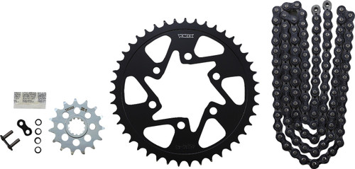 Open Box VORTEX CK4103 Chain and Sprocket Kit - GFRS - Black - Kawasaki Ninja ZX-6R - GFRS Black Kawasaki Ninja ZX-6R