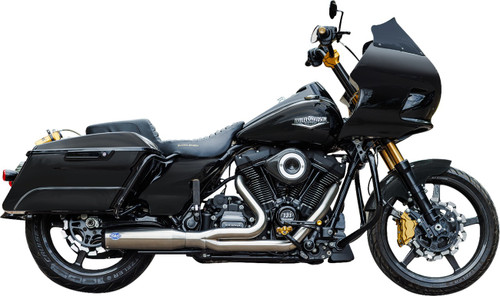 Open Box S&S CYCLE 550-1107 2-into-1 Qualifier Exhaust System - Race Only Brushed Stainless