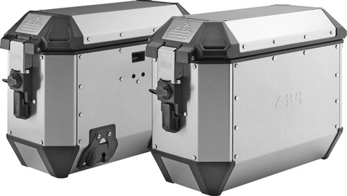 Open Box GIVI Alaska Side Cases - 36L - Silver [ALA36APACK2]