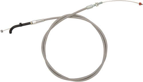 Open Box BARNETT Stainless Steel Throttle/Idle Cable - '99-'13 Softail - 1023030010