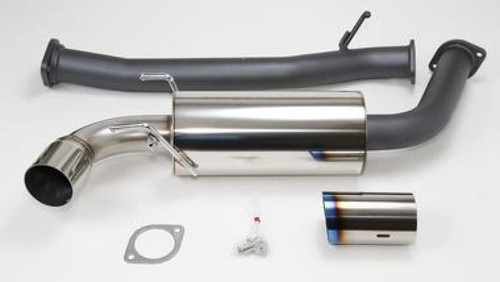HKS RX8 75mm Single Ti-Tip Hi Power Cat-back Exhaust (SUS304 NO COATING) - 31006-BZ001