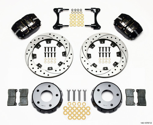 Wilwood Dynapro Radial Front Drag Kit 11.75in Vented Drilled 98-02 Camaro/Firebird - 140-10787-D
