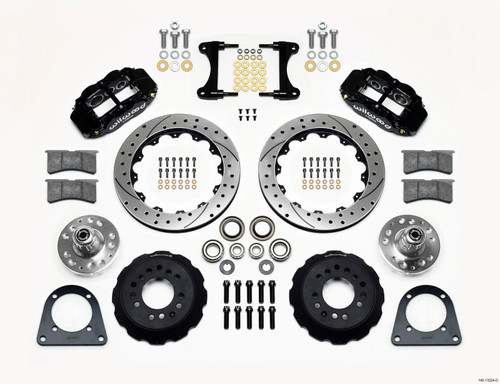 Wilwood Narrow Superlite 6R Front Hub Kit 12.88in Drilled TCI-IFS 71-78 (Pinto Based) - 140-13224-D