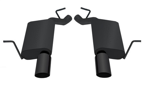 Gibson 11+ Dodge Durango R/T 5.7L Black Ceramic SS Axle-Back Exhaust - 616006B