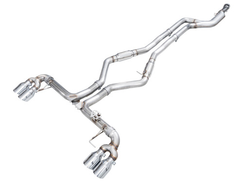 AWE Tuning 22-26 BMW M240i (G42) Track Edition Exhaust - Chrome Silver Tips - 3020-42240
