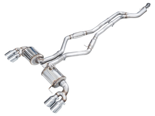 AWE Tuning 22-26 BMW M240i (G42) Touring Edition Exhaust - Chrome Silver Tips - 3015-42240