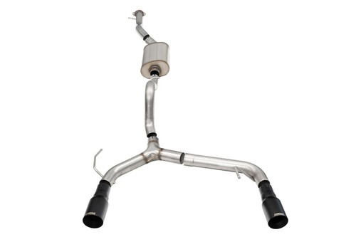 Corsa 21-25 Ford Bronco 2.3L 4-Door 2.75in Cat-Back Dual Rear Exhaust w/ 4in Straight-Cut Black Tips - 21206BPC