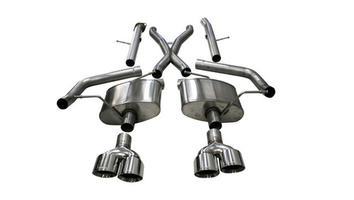 Corsa 18-21 Jeep Grand Cherokee TrackHawk 6.2L Xtreme Cat-Back Dual Rear Exit w/4.5in Polished Tips - 21052