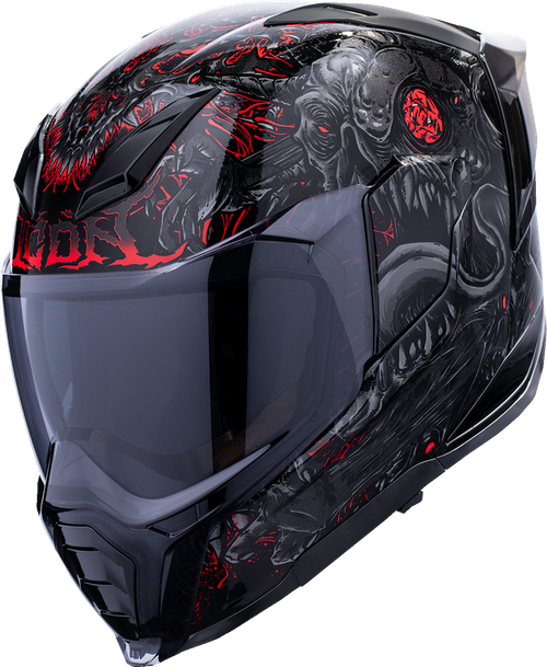 ICON 0101-17930 Ultraflite Misanthrope MIPS® Helmet - Misanthrope MIPS® Black 3XL - Open Box