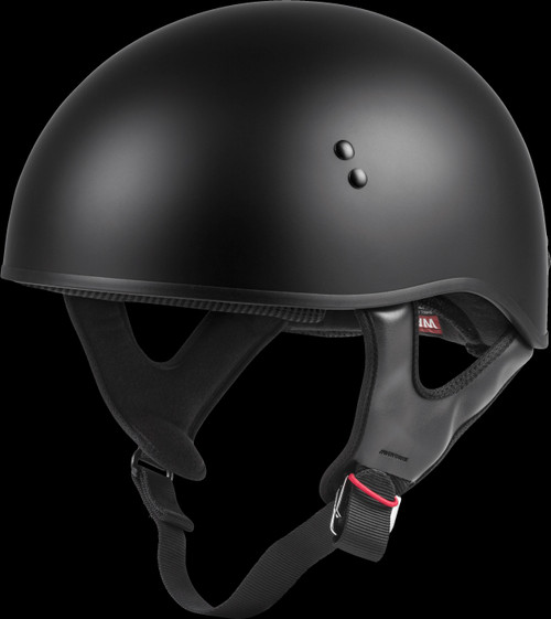 GMAX H145074 HH-45 HALF HELMET NAKED MATTE BLACK SM - Open Box
