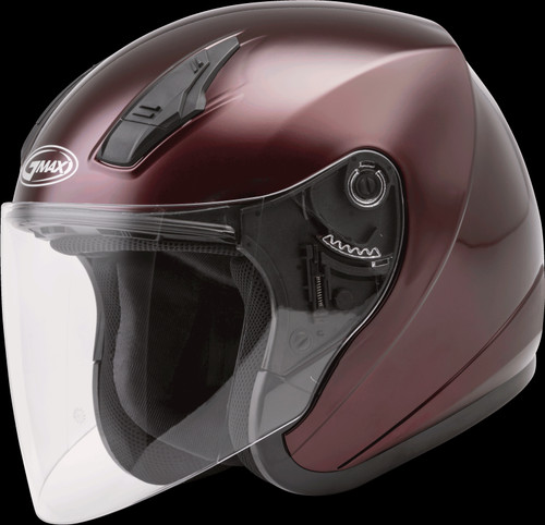GMAX G317108N OF-17 OPEN-FACE HELMET WINE RED 2X - Open Box
