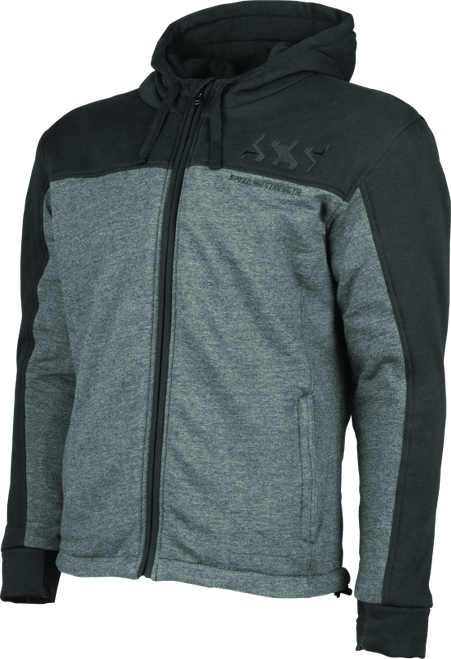 Speed and Strength Hammer Down Armored Hoody Black/Grey - Medium - 880396