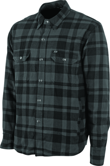 Speed and Strength Black 9 2.0 Moto Shirt Grey - 2XL - 892276