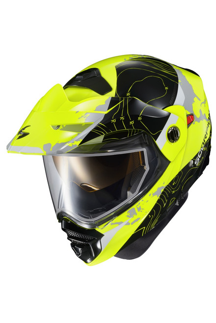 EXO-AT960 COLD WEATHER HELMET TOPOGRAPHIC HI-VIS (DUAL) - Open Box