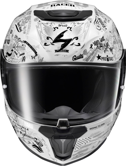 EXO-R330 FULL FACE HELMET SHAKE 2 WHITE - Open Box