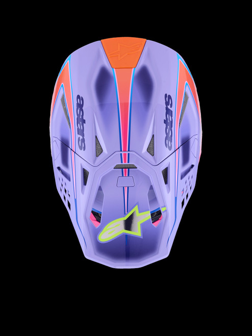 S-M10 JETT LAWRENCE R01 HELMET PURP/PNK FLUO/YLW FLUO GLS - Open Box