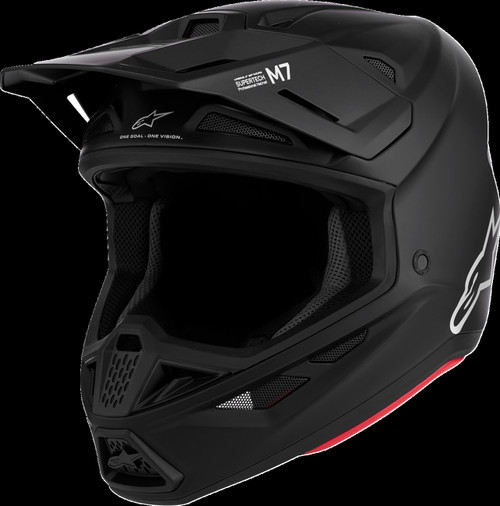 SM7 Helmet - Solid - Matte Black - Open Box