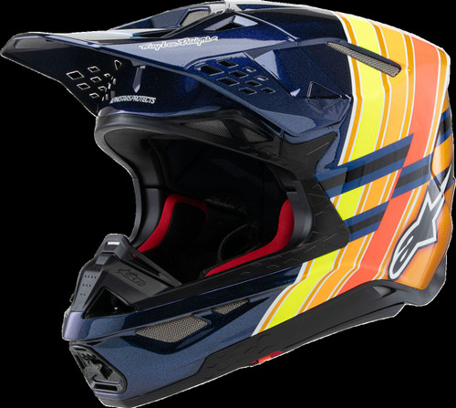 Supertech M10 Helmet - TLD Edition 25 - MIPS® - Gloss Dark Blue/Orange/Yellow/Fluo Red - Open Box