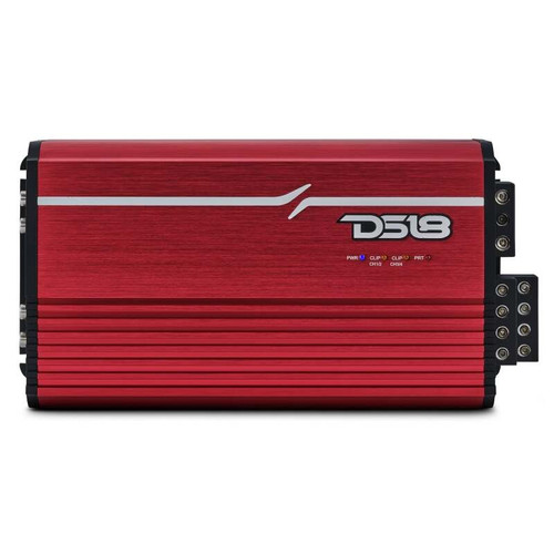 DS18 4-Channel Class-D Amp Stereo Full-Range 4 x 250 W RMS at4 ohm- Red - FRP-2.4K4/RD
