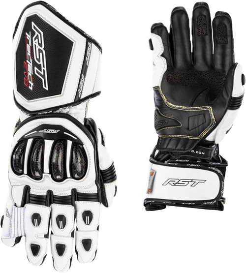 RST TRACTECH EVO 4 CE GLOVE WHITE/WHITE/BLACK - Open Box
