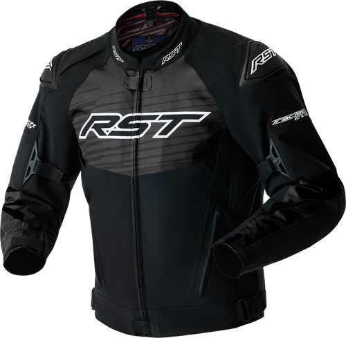 RST TRACTECH EVO D3O JACKET BLACK/WHITE TEXTILE - Open Box