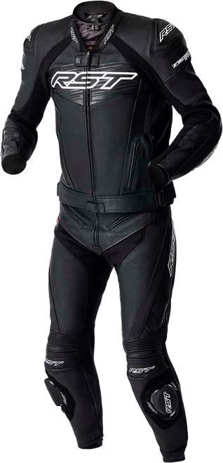 RST TRACTECH EVO D3O JACKET BLK/WHI LEATHER - Open Box
