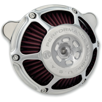 Performance Machine 0206-2124-CH Max HP Air Cleaner Kit - Chrome INDIAN