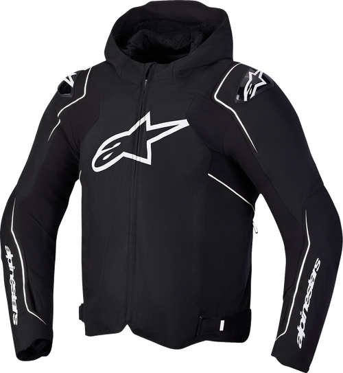 ALPINESTARS Zaca V2 Waterproof Jacket - Black/White - Large 3201127-12-L