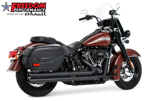 Freedom HD03530: Independence Long, Black / Straight / Sculpted Black. Configuration illustration; motorcycle/reference code may differ.