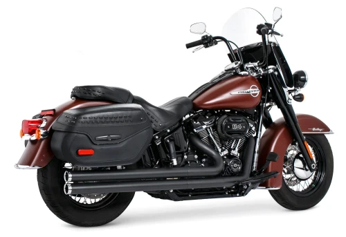 Freedom HD03531: Independence Long, Black / Straight / Chrome. Configuration illustration; motorcycle/reference code may differ.