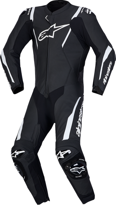 OPEN BOX ALPINESTARS Missile V3 1-Piece Leather Suit - Black/White [3150127-12]