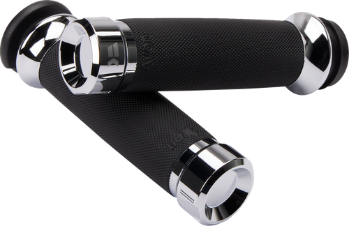 OPEN BOX KHROME WERKS 500185 Klassic Grips - Custom Contour TBW Chrome 500185-OB