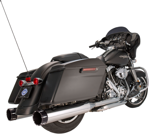 OPEN BOX S&S CYCLE 550-0623 4-1/2" MK45 Performance Mufflers - Chrome with Black Tracer 550-0623-OB