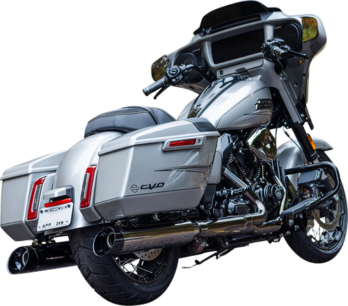 OPEN BOX S&S CYCLE 550-1113 4-1/2" MK45 Performance Slip-On Mufflers - Lava Chrome 50-State 550-1113-OB