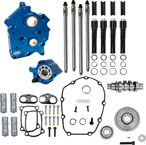 OPEN BOX S&S 310-1383 HPT 496 Gear Cam Chest kit oil Black M8 17-25 310-1383-OB