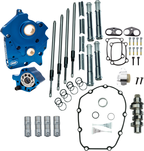 OPEN BOX S&S CYCLE 310-1004C Cam Chest Kit for M8 - Oil Cooled Chain Drive 475 Cam Chrome Pushrod Tubes M8 310-1004C-OB