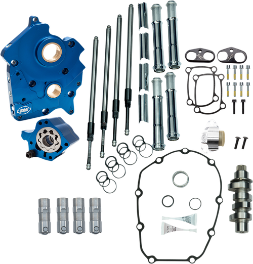 OPEN BOX S&S CYCLE 310-1003C Cam Chest Kit for M8 - Oil Cooled Chain Drive 465 Cam Chrome Pushrod Tubes M8 310-1003C-OB
