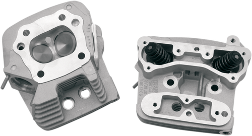 S&S CYCLE 106-3466 Performance Replacement Head - Low Compression (82 cc) - Natural - Evolution Big Twin - Low Compression (82 cc) Natural Evolution Big Twin
