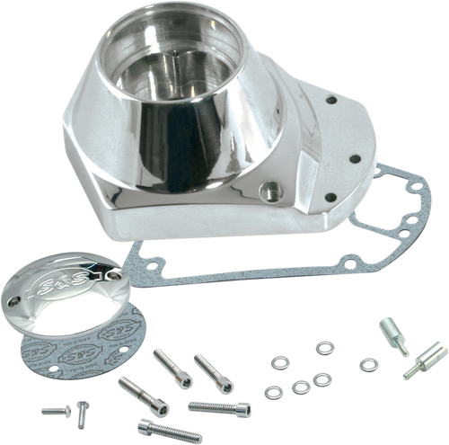 S&S CYCLE 106-4211 Cam Cover - Chrome - Big Twin - Chrome Big Twin