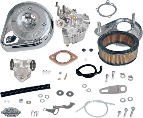 S&S CYCLE 11-0470 Super E Carburetor Kit with Manifold - Sportster