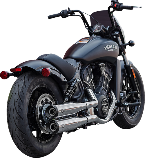 S&S CYCLE 4110-156 Grand National Slip-On Mufflers - Chrome - 50-State - Chrome 50-State