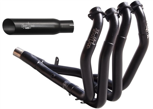 VOODOO VEFSBUSAJ9B SHORTY BLACK FULL EXHAUST SYSTEM HAYBUSA 09-20