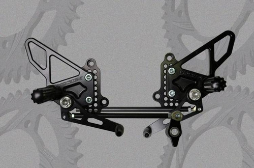 VORTEX RS198K REAR SET COMPLETE BLK DUC