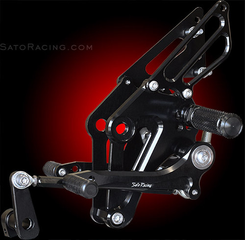 SATO RACING REARSET KIT REARSETS H-GROMRS-BK
BLACK ALUMINUM GP SHIFT PATTERN

HONDA GROM MSX125 MSX 125 

14 15 2014 2015