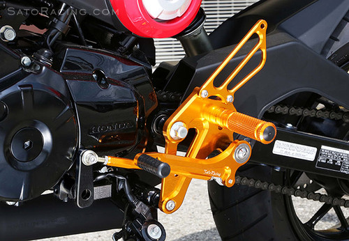 SATO RACING REARSET KIT REARSETS H-GROMRS-GD
GOLD ALUMINUM GP SHIFT PATTERN

HONDA GROM MSX125 MSX 125 

14 15 2014 2015